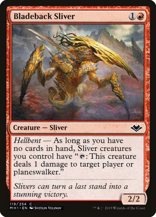 Bladeback Sliver [Modern Horizons] - MTG Single