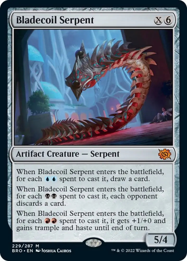 Bladecoil Serpent [The Brothers’ War] - MTG Single