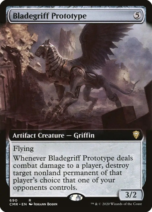 Bladegriff Prototype (Extended Art) [Commander Legends] - MTG Single