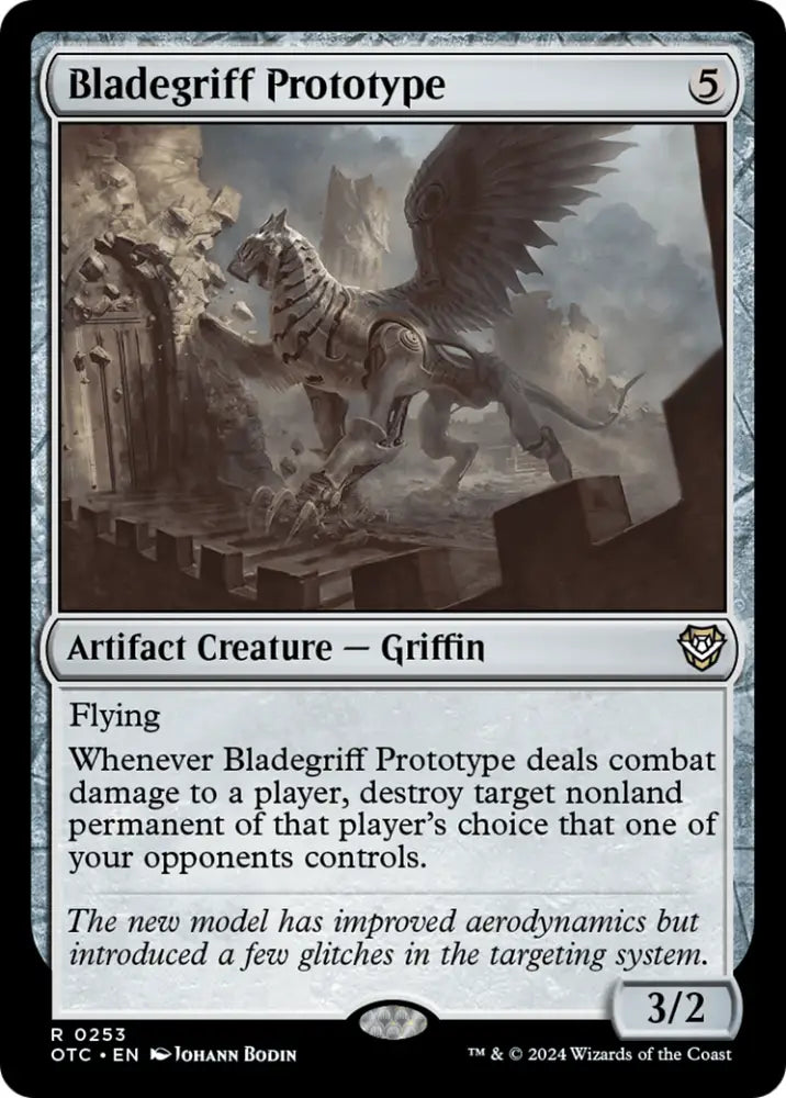 Bladegriff Prototype [Outlaws of Thunder Junction Commander] - MTG Single