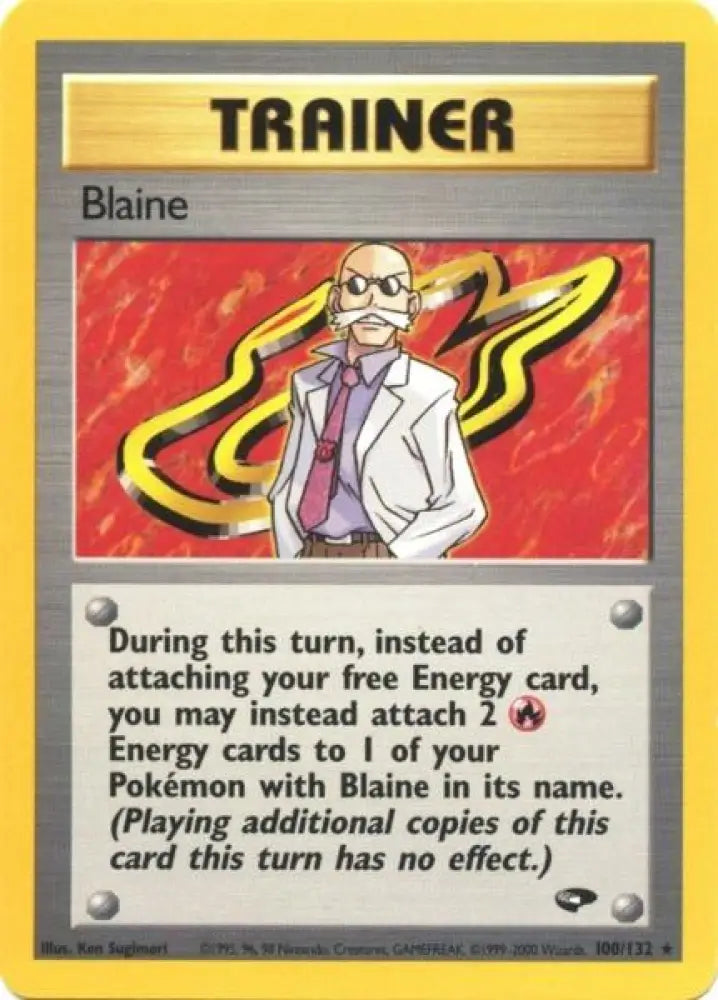 Blaine (100/132) [Gym Challenge Unlimited] - Pokemon Single