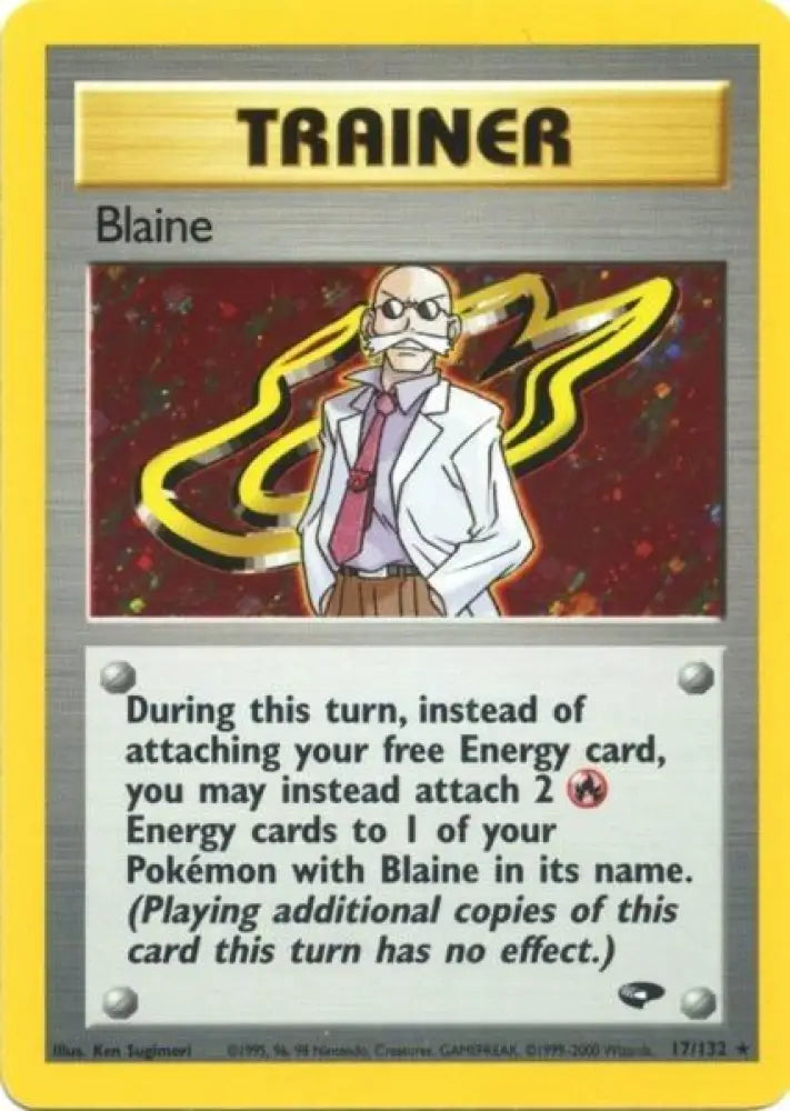 Blaine (17/132) [Gym Challenge Unlimited] - Pokemon Single