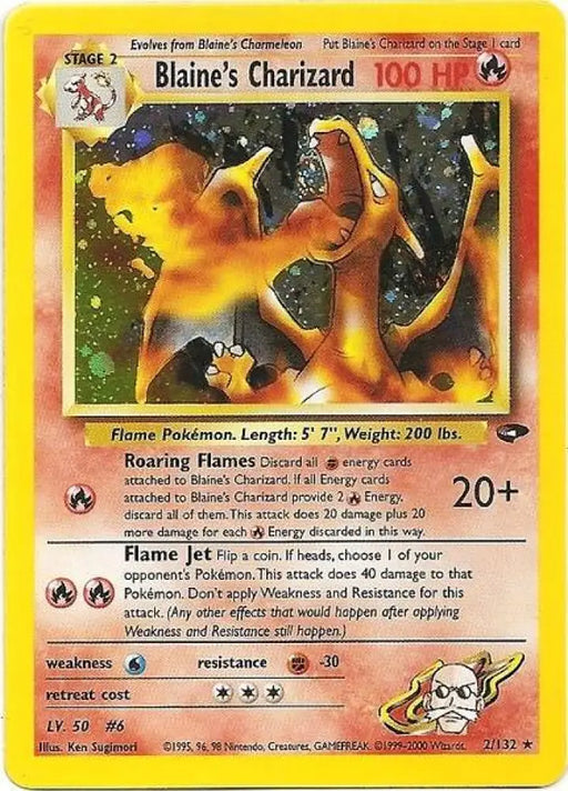 Blaine’s Charizard (2/132) [Gym Challenge Unlimited] - Pokemon Single