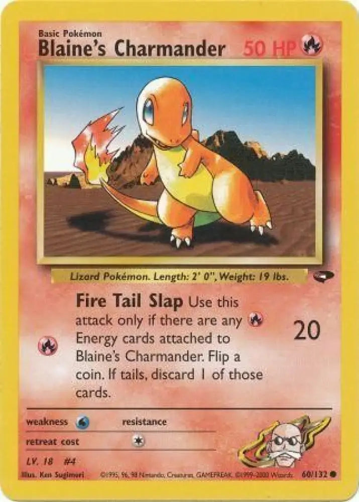 Blaine’s Charmander (60/132) [Gym Challenge Unlimited] - Pokemon Single