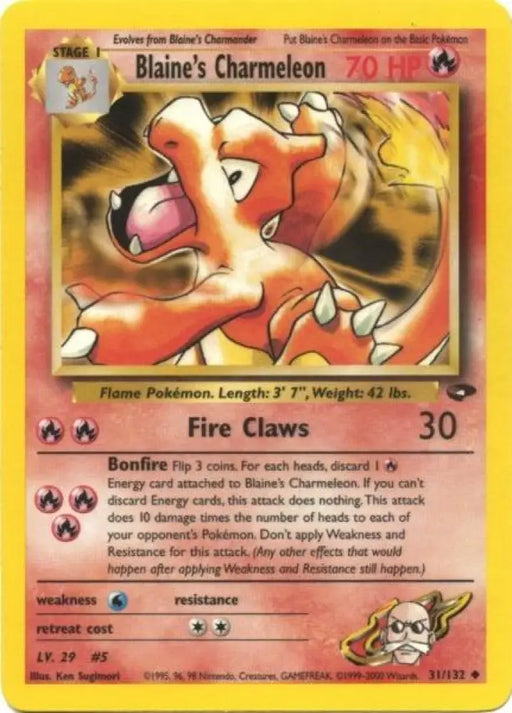 Blaine’s Charmeleon (31/132) [Gym Challenge Unlimited] - Pokemon Single