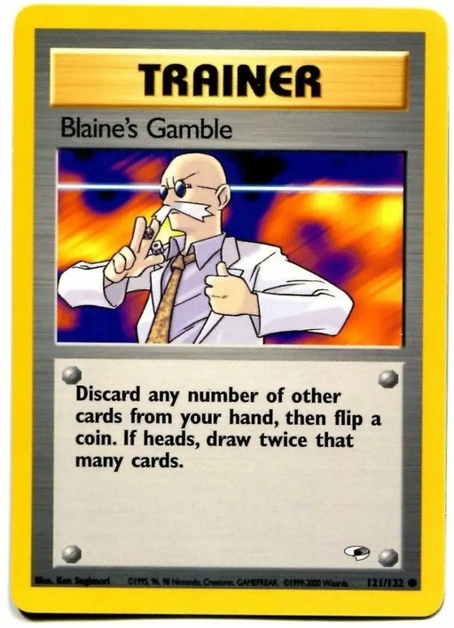 Blaine’s Gamble (121/132) [Gym Heroes Unlimited] - Pokemon Single