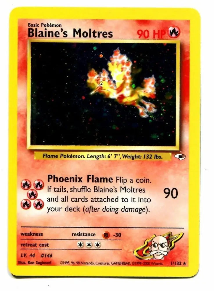 Blaine’s Moltres (1/132) [Gym Heroes Unlimited] - Pokemon Single