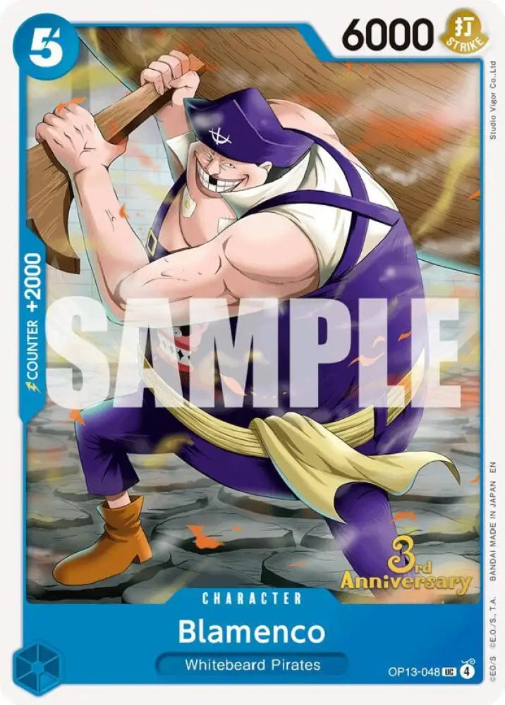Blamenco (OP13-048) [Carrying On His Will: 3rd Anniversary Tournament Cards]