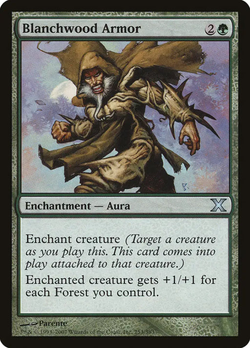 Blanchwood Armor [Tenth Edition] - MTG Single