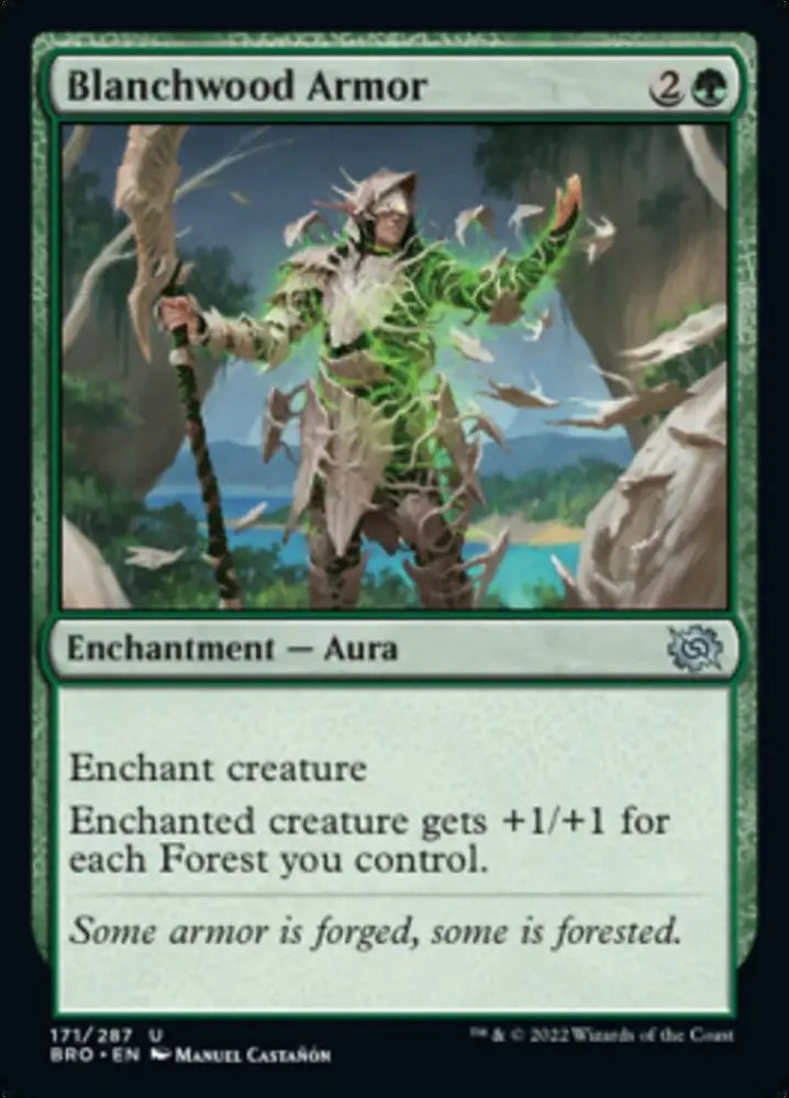 Blanchwood Armor [The Brothers’ War] - MTG Single