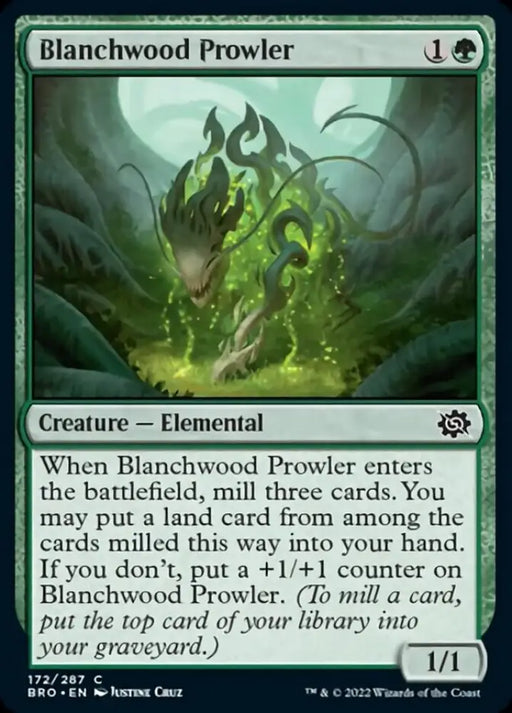 Blanchwood Prowler [The Brothers’ War] - MTG Single