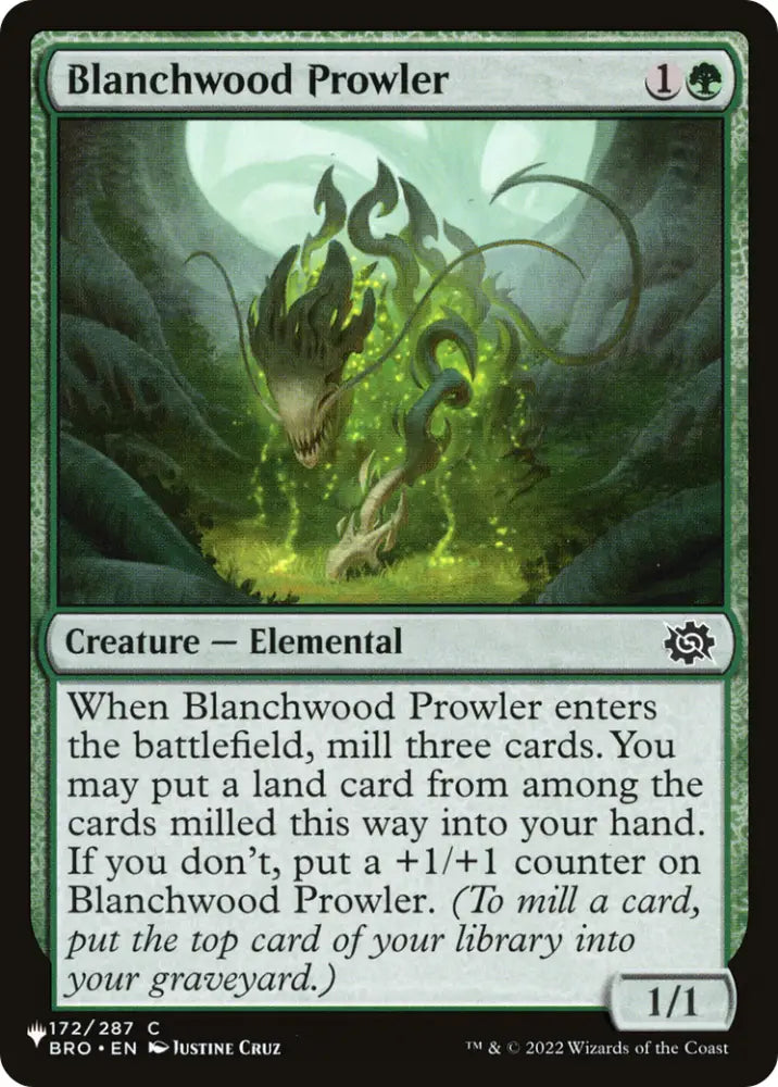 Blanchwood Prowler [The List] - MTG Single