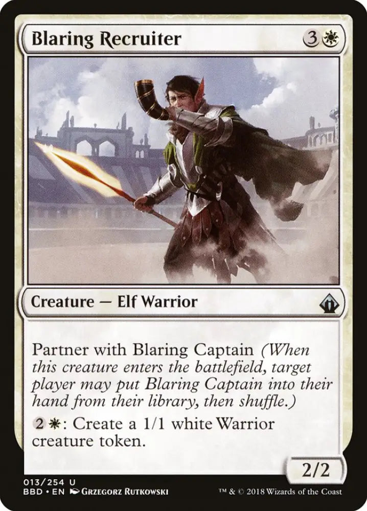 Blaring Recruiter [Battlebond] - MTG Single