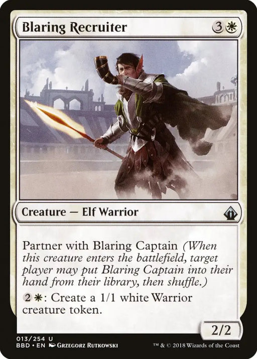 Blaring Recruiter [Battlebond] - MTG Single
