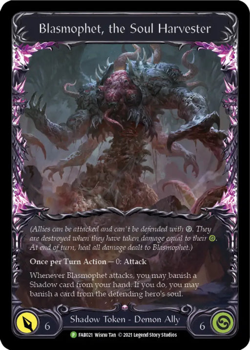 Blasmophet the Soul Harvester [FAB021] (Promo) Cold Foil - Flesh And Blood Single
