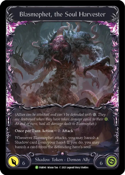 Blasmophet the Soul Harvester [FAB041] (Promo) Rainbow Foil - Flesh And Blood Single