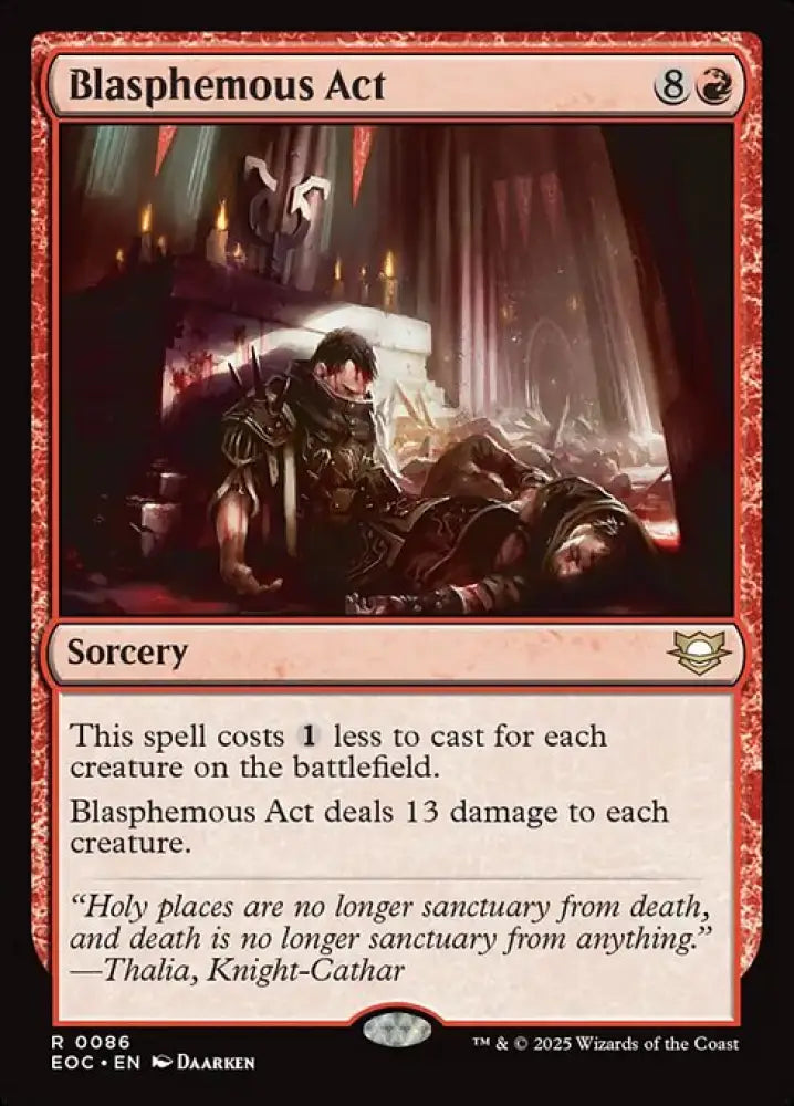 Blasphemous Act (86) [Edge of Eternities Commander]