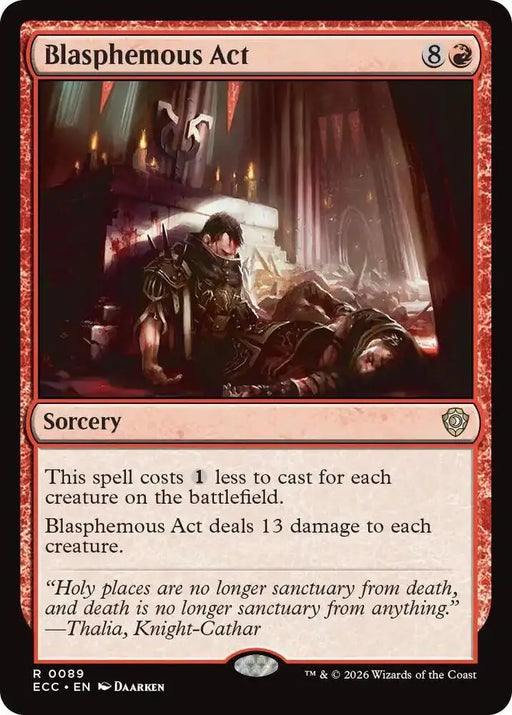 Blasphemous Act (89) [Lorwyn Eclipsed Commander]