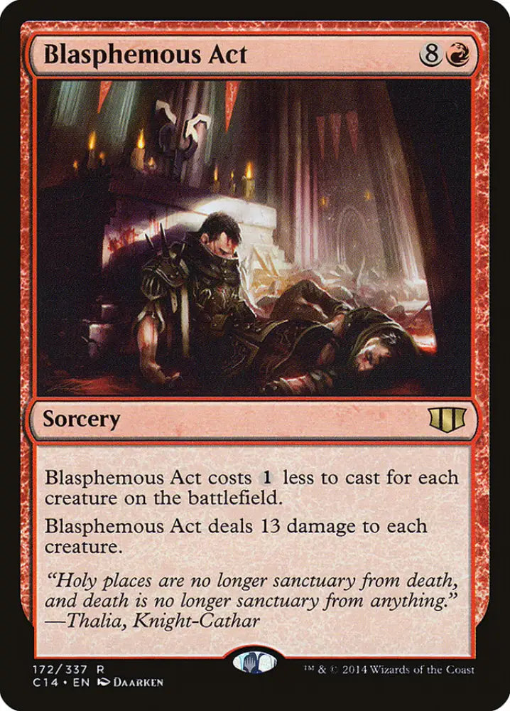 Blasphemous Act [Commander 2014] - MTG Single