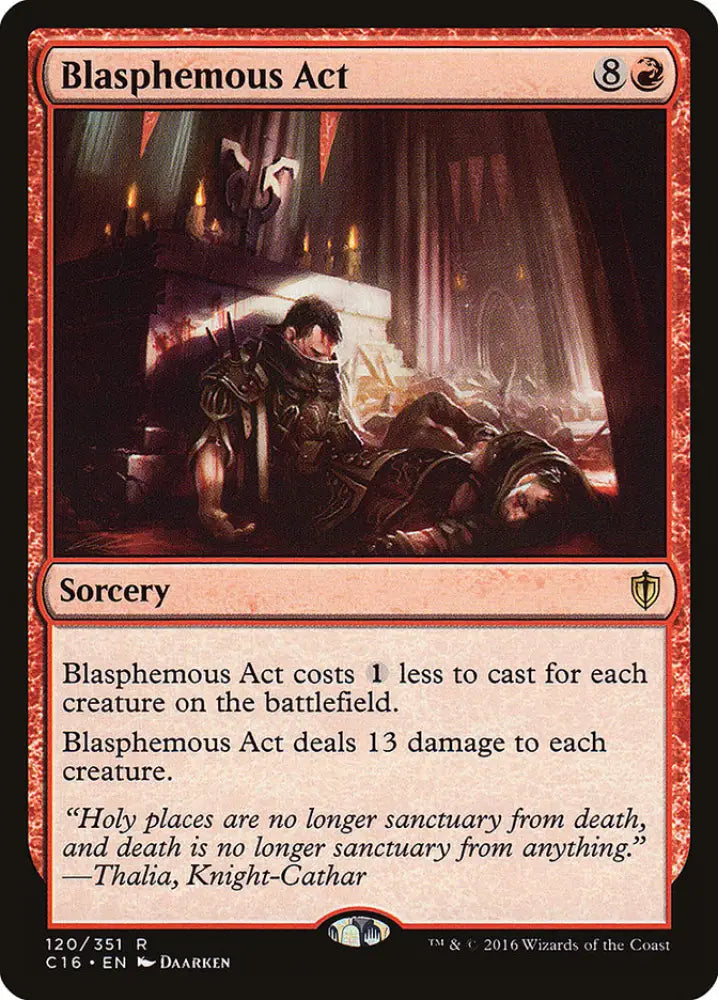 Blasphemous Act [Commander 2016] - MTG Single