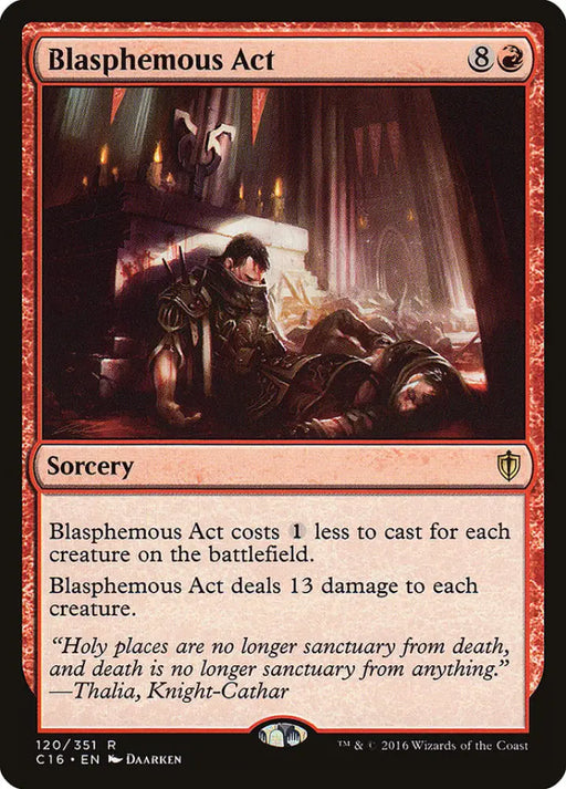 Blasphemous Act [Commander 2016] - MTG Single