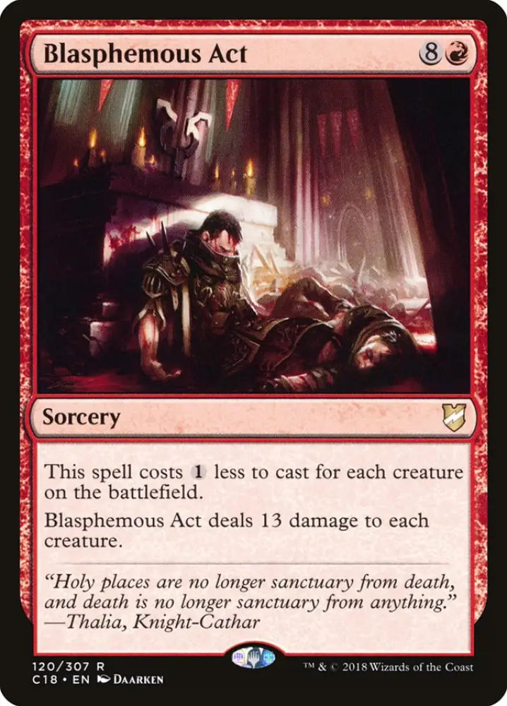 Blasphemous Act [Commander 2018] - MTG Single
