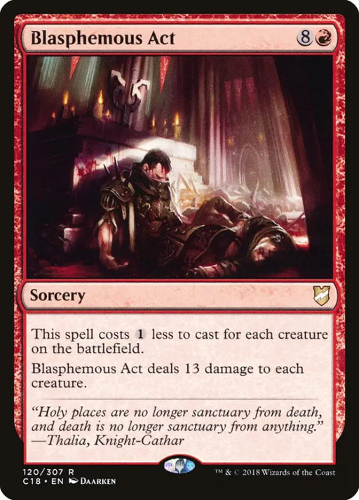 Blasphemous Act [Commander 2018] - MTG Single