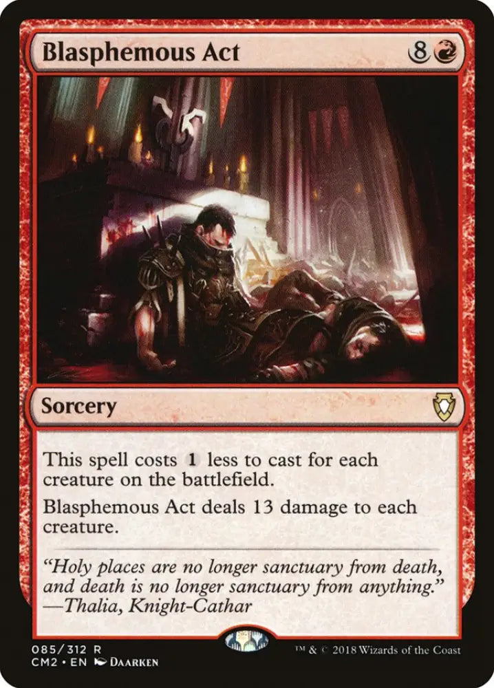 Blasphemous Act [Commander Anthology Volume II] - MTG Single