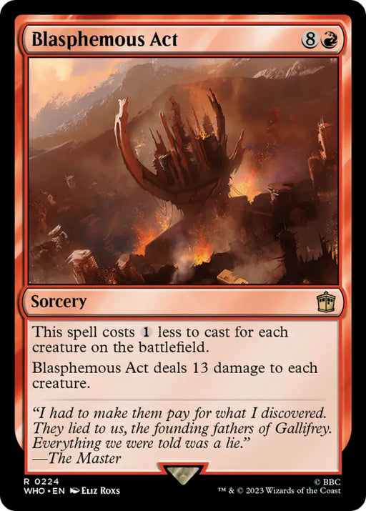 Blasphemous Act [Doctor Who] - MTG Single