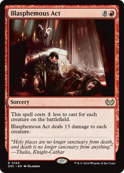 Blasphemous Act [Duskmourn: House of Horror Commander] - MTG Single