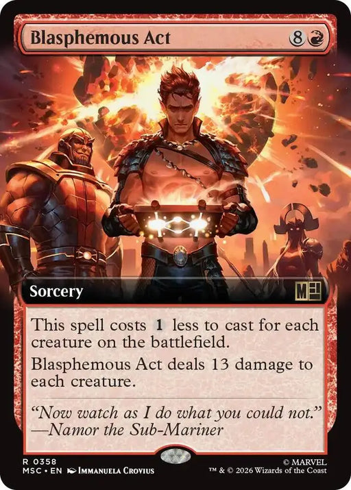 Blasphemous Act (Extended Art) (358) [Marvel Super Heroes Commander]