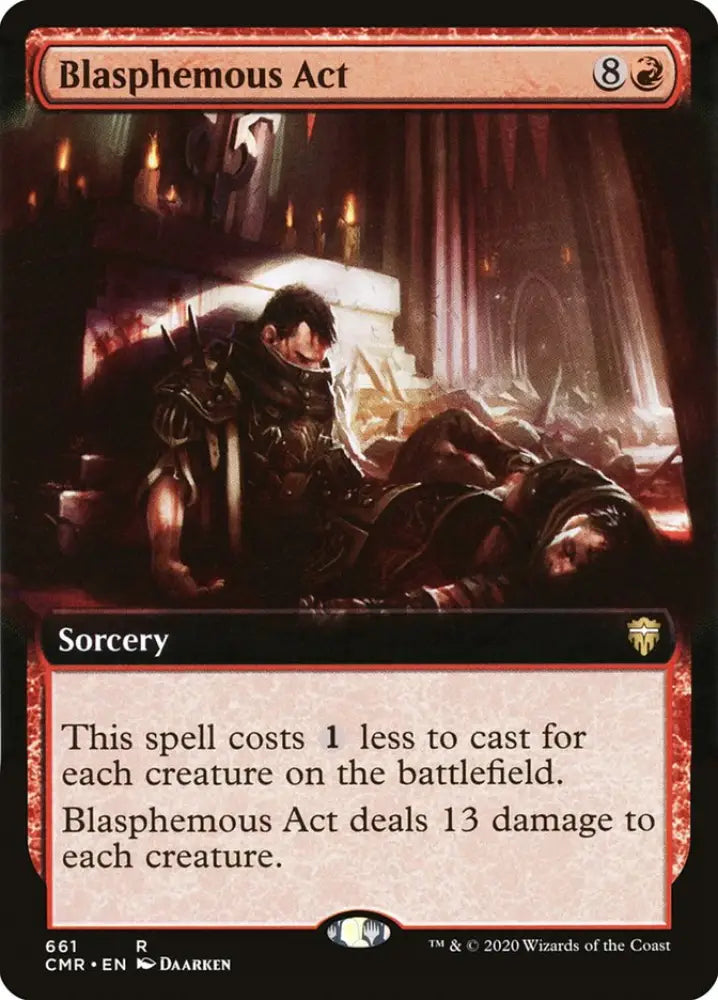 Blasphemous Act (Extended Art) [Commander Legends] - MTG Single