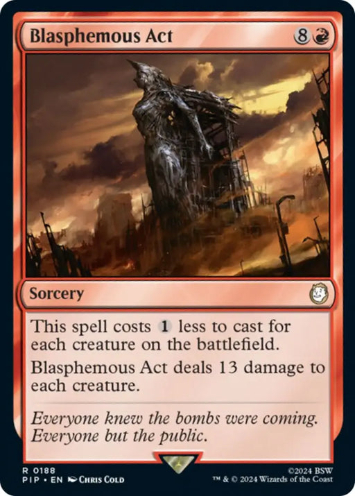 Blasphemous Act [Fallout] - MTG Single