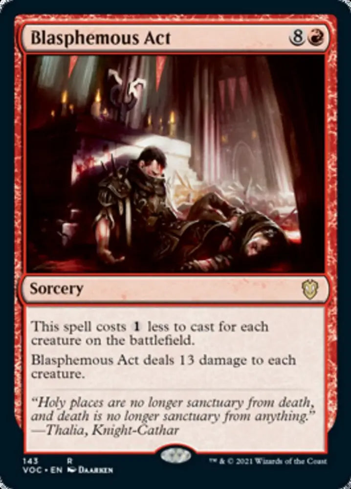 Blasphemous Act [Innistrad: Crimson Vow Commander] - MTG Single