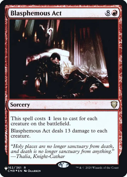 Blasphemous Act [Secret Lair: Heads I Win Tails You Lose] - MTG Single