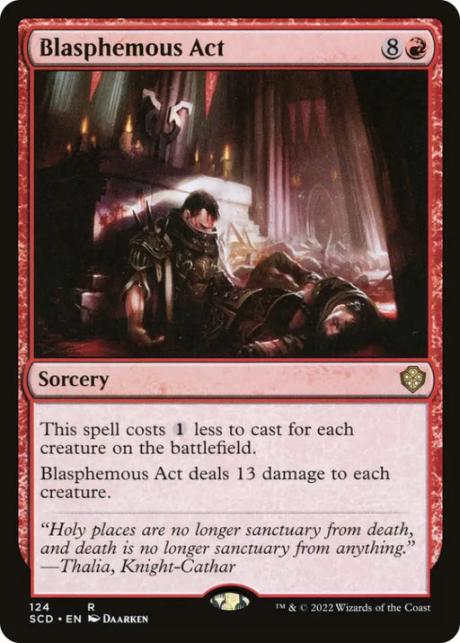Blasphemous Act [Starter Commander Decks] - MTG Single