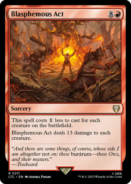 Blasphemous Act [The Lord of the Rings: Tales of Middle-Earth Commander] - MTG Single