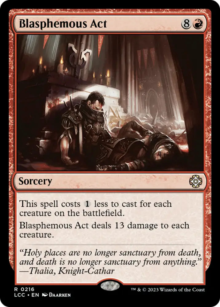Blasphemous Act [The Lost Caverns of Ixalan Commander] - MTG Single