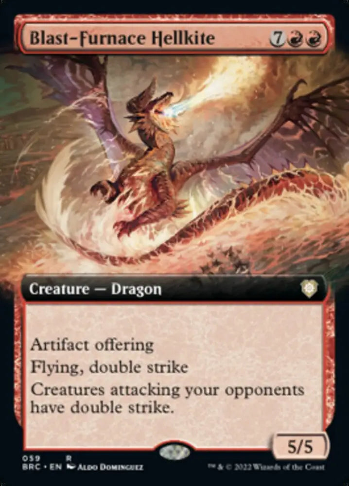 Blast-Furnace Hellkite (Extended Art) [The Brothers’ War Commander] - MTG Single