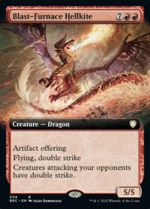 Blast-Furnace Hellkite (Extended Art) [The Brothers’ War Commander] - MTG Single