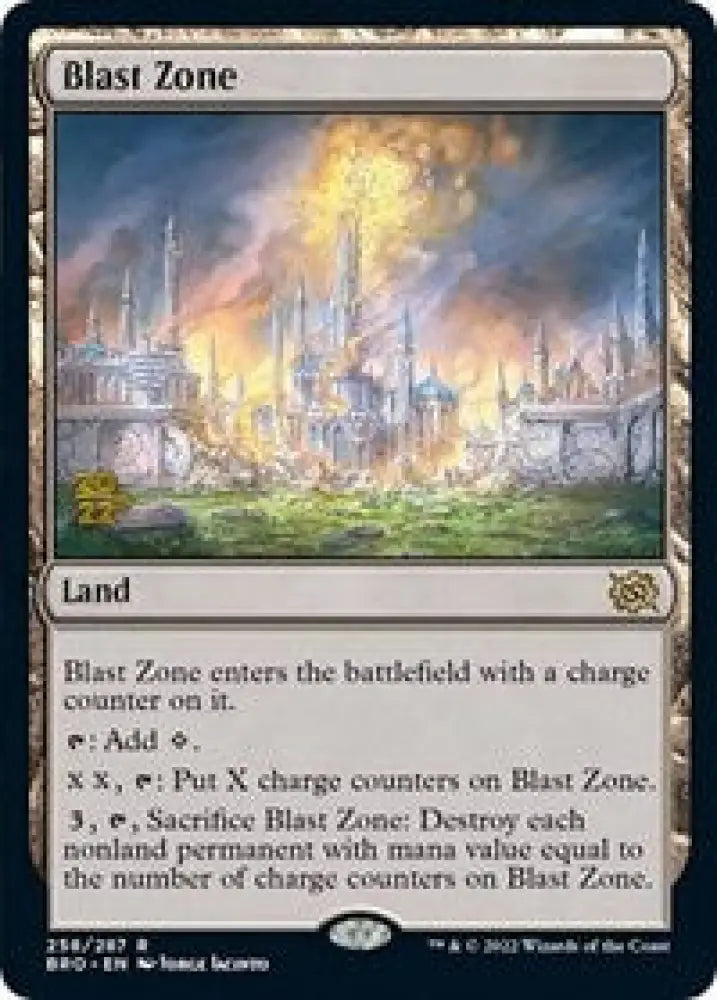 Blast Zone (BRO) (258) [Prerelease Cards]