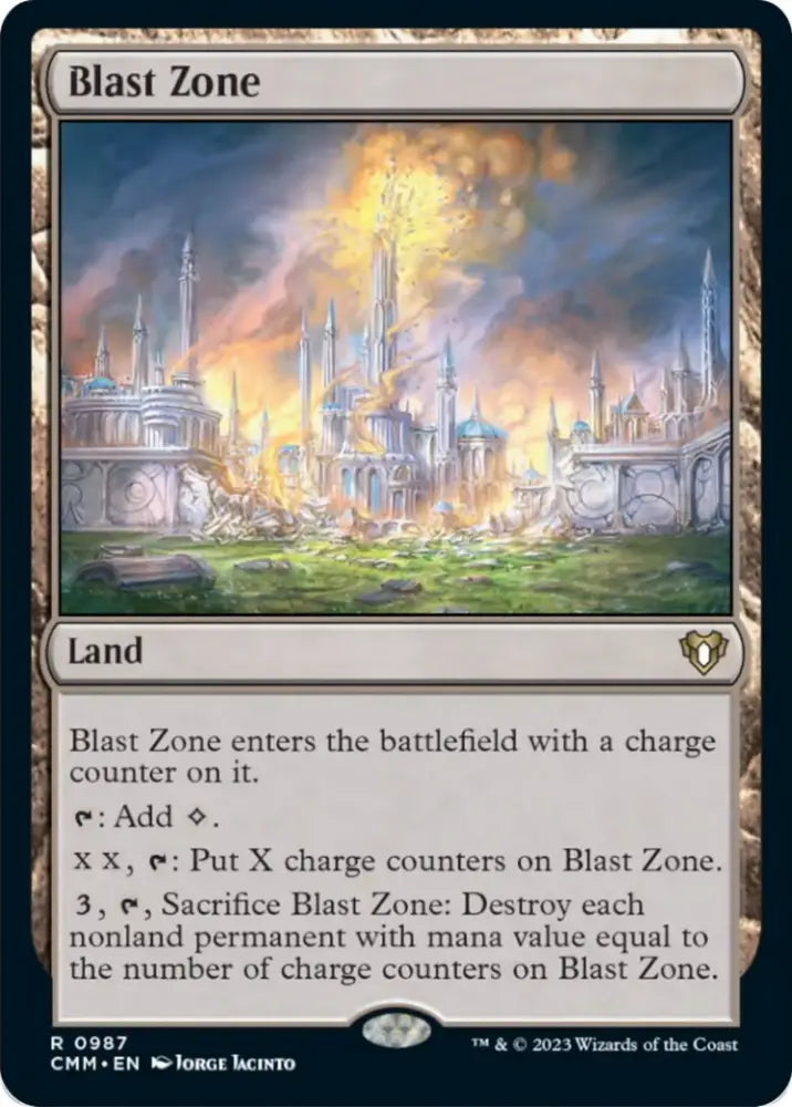 Blast Zone [Commander Masters] - MTG Single