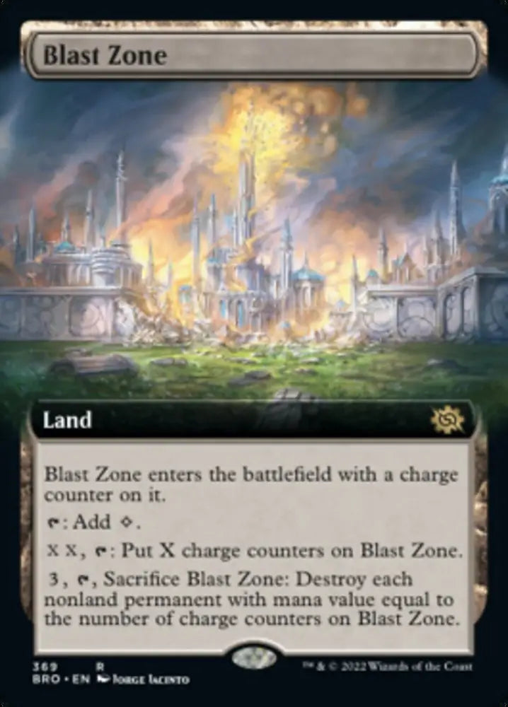 Blast Zone (Extended Art) [The Brothers’ War] - MTG Single