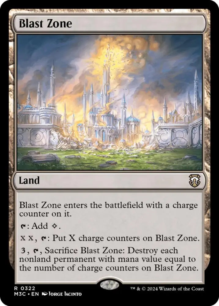 Blast Zone [Modern Horizons 3 Commander] - MTG Single