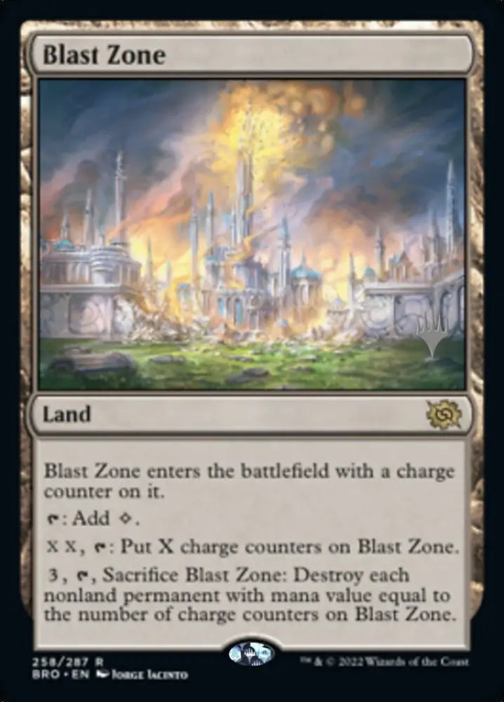 Blast Zone (Promo Pack) [The Brothers’ War Promos] - MTG Single