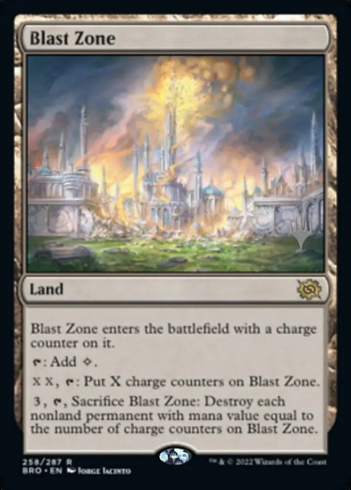 Blast Zone (Promo Pack) [The Brothers’ War Promos] - MTG Single