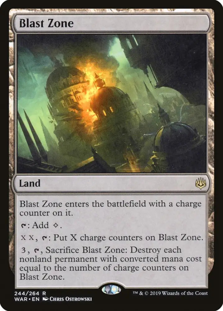 Blast Zone [War of the Spark] - MTG Single