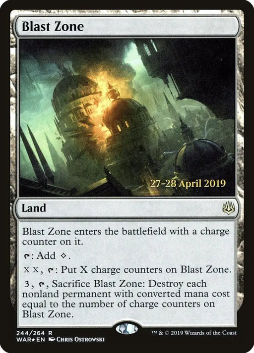 Blast Zone [War of the Spark Prerelease Promos] - MTG Single