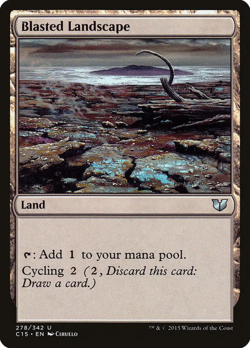 Blasted Landscape [Commander 2015] - MTG Single
