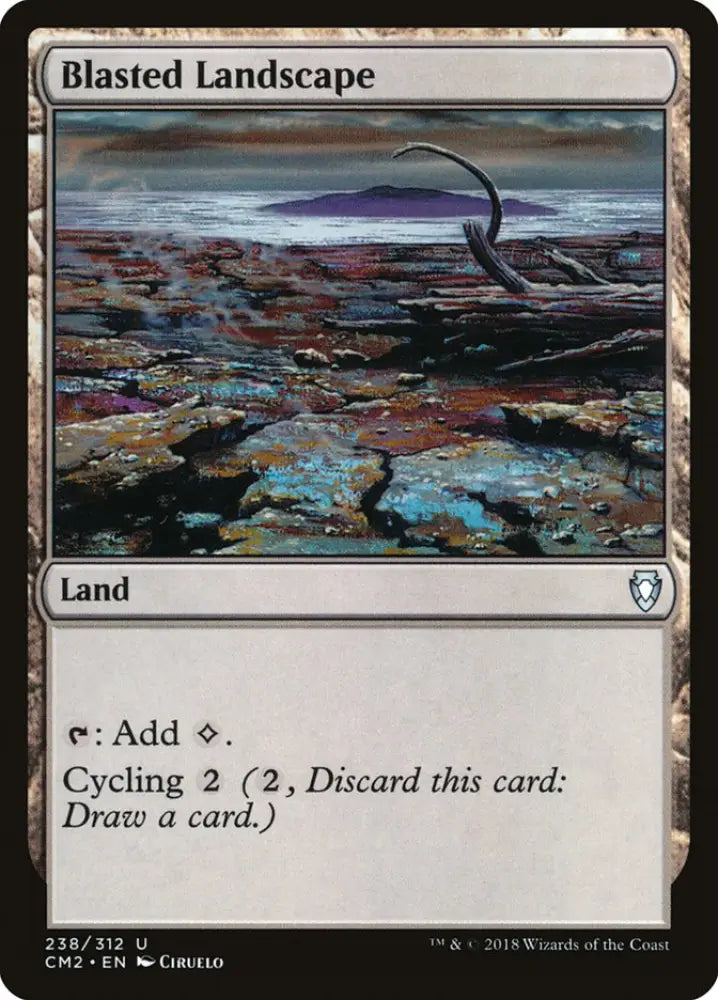 Blasted Landscape [Commander Anthology Volume II] - MTG Single